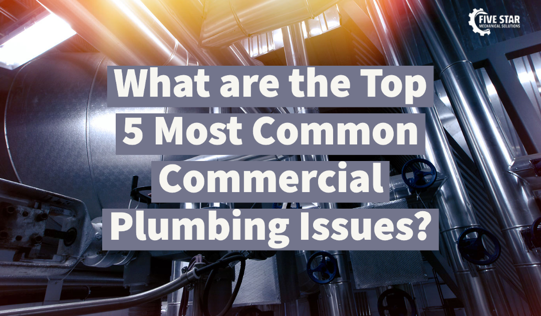 What are the Top 5 Most Common Commercial Plumbing Issues?